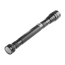 Ліхтарик Master-Tool 94-0820  магнітний телескопічний,175 мм - 582 мм, два магніти, 3 х LED