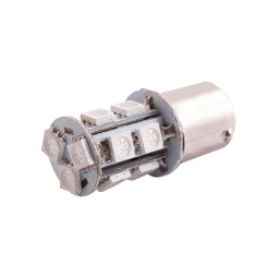 Світлодіодна авто лампа T25-5050-13SMD 1156 червоний 12V LEDUA