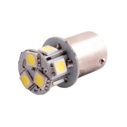 Світлодіодна авто лампа T25-5050-8SMD 1156 білий 12V LEDUA