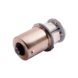 Світлодіодна авто лампа T25-5050-8SMD 1156 жовтий 12V LEDUA