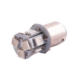 Светодиодная автолампа T25 P21/5W (1157) 12В SMD5050-8led красный