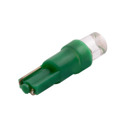 Світлодіодна авто лампа T5-1pc-увігнутий LED зелений 12V LEDUA