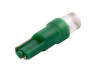 Светодиодная автолампа T5 W1.2W 12В зеленый