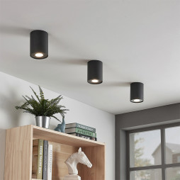 Светильник VIDEX под лампу GU10 накладной Черный VL-SPF13A-B