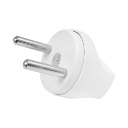 Перехідник мережевий універсальний, круглий, білий (2-0151W) TCOM