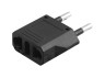 Переходник питания сетевой HQ черный (LMA335)