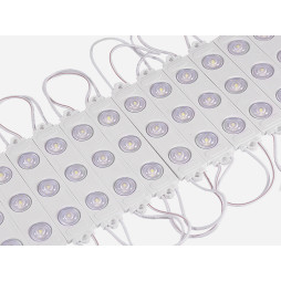 Світлодіодні модулі 3030-3smd 1.5W 220V IP65 білий #096 MTK