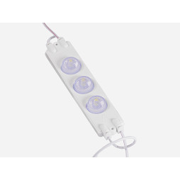 Світлодіодні модулі 3030-3smd 1.6W 220V IP65 білий #106 MTK (по 20шт пластина)