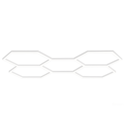 Светильник светодиодный для коммерческих помещений 5hexs 168W 6500К (LH-PL20-5h6000k)