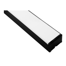 Світильник світлодіодний підвісний лінійний "N23-1-500" 220V 28,8W 1800lm 4500k чорний LEDUA