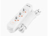 Удлинитель с заземлением Lemanso LMK71007 с выключателем 3 розетки 5м 2×USB 2100mA 3x1.0мм 3500W