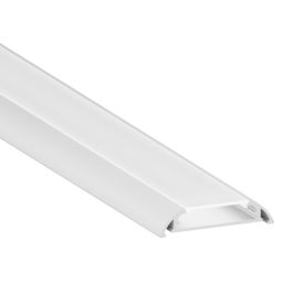 Алюмінієвий профіль для світлодіодної стрічки АЛ-20 2 метра анодований накладний LEDUA