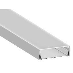 Алюмінієвий профіль для світлодіодної стрічки АЛ-100 3 метра анодований підвісний/накладний LEDUA