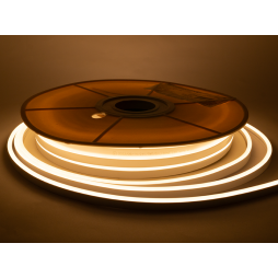 Світлодіодний неон 6*12mm 120led 2835 24V 9W/m IP65, тепло-білий (бухта 25м) #64-WW AVT