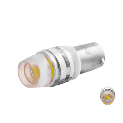 Світлодіодна авто лампа BA9S-1W with lens desing LED білий 12V LEDUA
