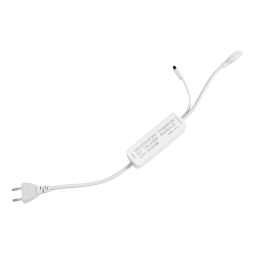 Адаптер живлення для світлодіодної стрічки (пластик) 220V IP20 + пульт Д/У #17/1