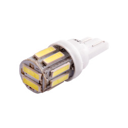 Світлодіодна авто лампа T10-7020-10smd білий 12V LEDUA