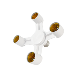 Переходник Lemanso LMA258 с патрона Е27 на 4 патрона Е27