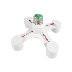 Переходник Lemanso LMA258 с патрона Е27 на 4 патрона Е27