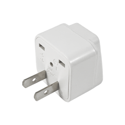 Перехідник - адаптер 10A 250V білий LMA078 Лємансо (американський)