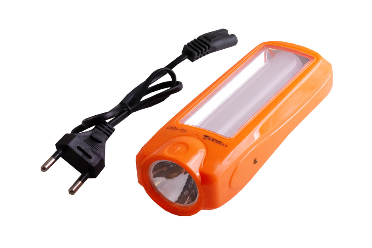 Ліхтар Luxury 1027, 1W+9SMD, вбудований аккумулятор без гарантії