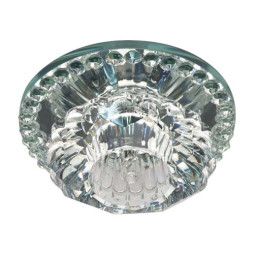 Встраиваемый светильник Feron JD125 под лампу прозрачный