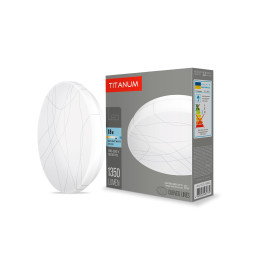 LED светильник настенно-потолочный TITANUM 18W 5000K Кривые линии