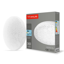 LED світильник настінно-стельовий TITANUM 32W 5000K  Кільця TLCL-325C