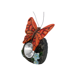 Світильник LED газон 1LED IP44 сон. батарея жовтий  CAB124 Лємансо