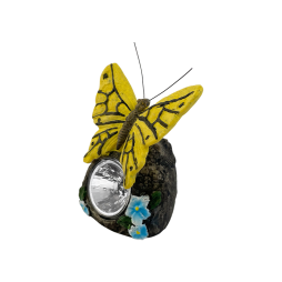 Світильник LED газон 1LED IP44 сон. батарея помаранчевий  CAB124 Лємансо