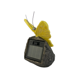 Світильник LED газон 1LED IP44 сон. батарея помаранчевий  CAB124 Лємансо