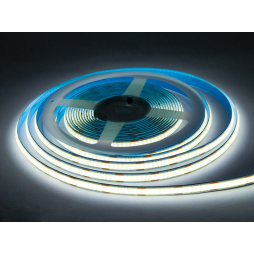 Светодиодная лента 1 м COB/FCOB 320 LED 12В 8Вт/м IP20 6000К холодный белый