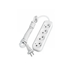 Подовжувач 4 гнізда 5м без заземлення LMK049 Лємансо