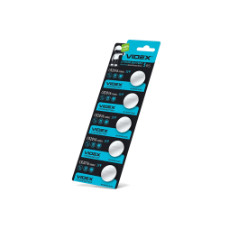 Батарейка литиевая Videx CR2016 5 шт BLISTER CARD