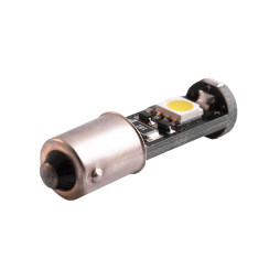 Светодиодная автолампа BA9S T4W 12В с обманкой SMD5050-3led белый