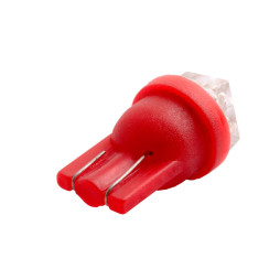 Світлодіодна авто лампа T10-1pc-піранья LED червоний 12V LEDUA
