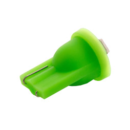 Світлодіодна авто лампа T10-3528-3smd зелений 12V LEDUA