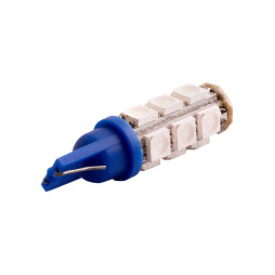 Світлодіодна авто лампа T10-5050-13smd синій 12V LEDUA