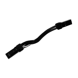 Конектор папа+папа 40мм чорний LEDUA