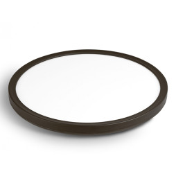 Светильник светодиодный VIDEX DL3R с декоративной подсветкой 18W 4000K Черный (VL-DL3R-184B)