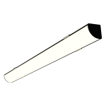 Светильник светодиодный линейный угловой "N6-1000" 220V 8W 4500K черный корпус LEDUA