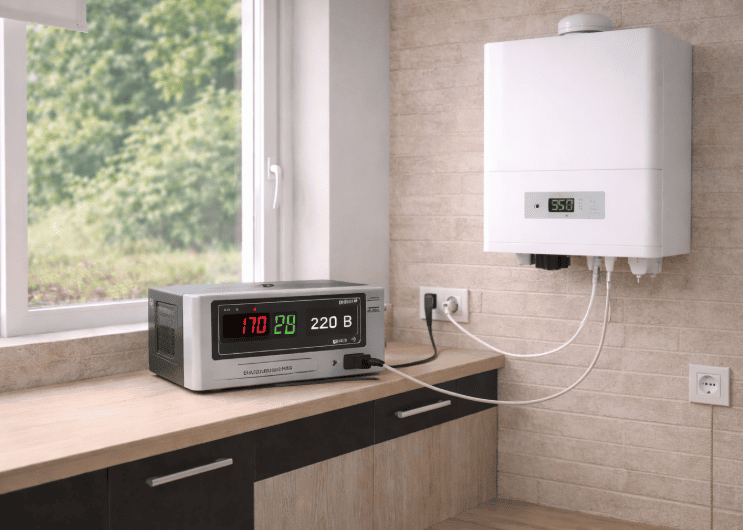 Що робити, якщо напруга в мережі дуже низька і газовий котел не запускається?